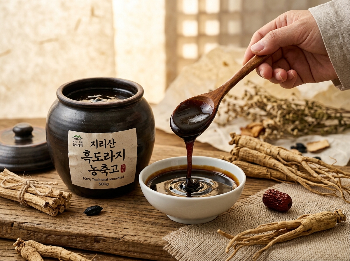지리산 흑도라지 농축고