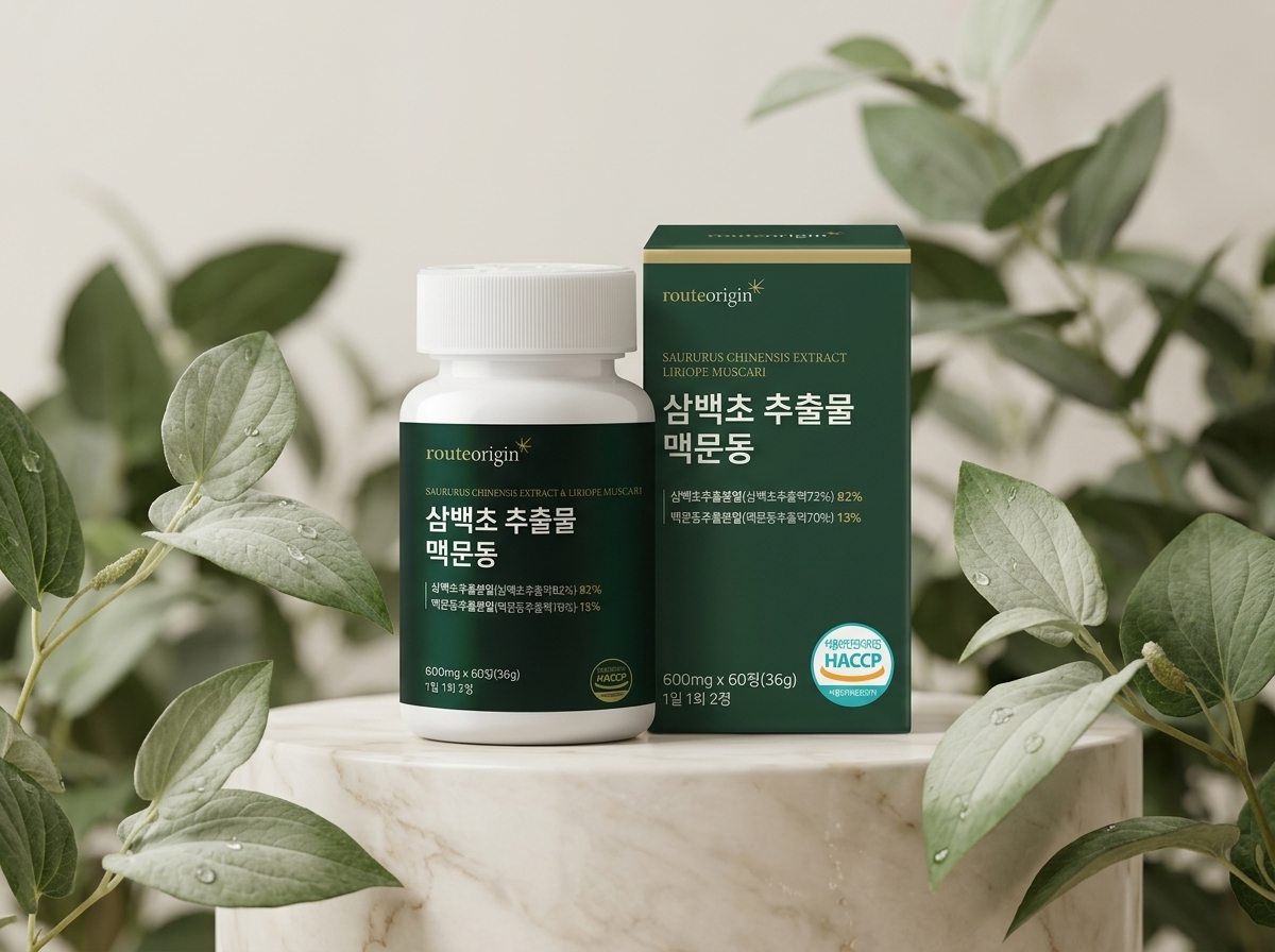 루트오리진 삼백초 맥문동 타블렛 600mg